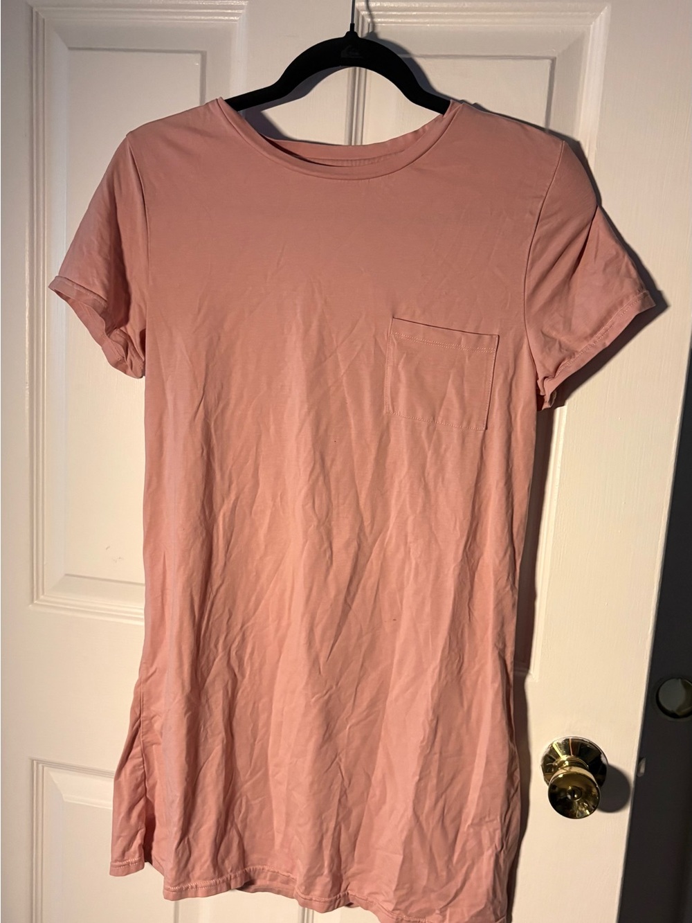 Senita Athletics Blush Pink Pocket Mini Dress